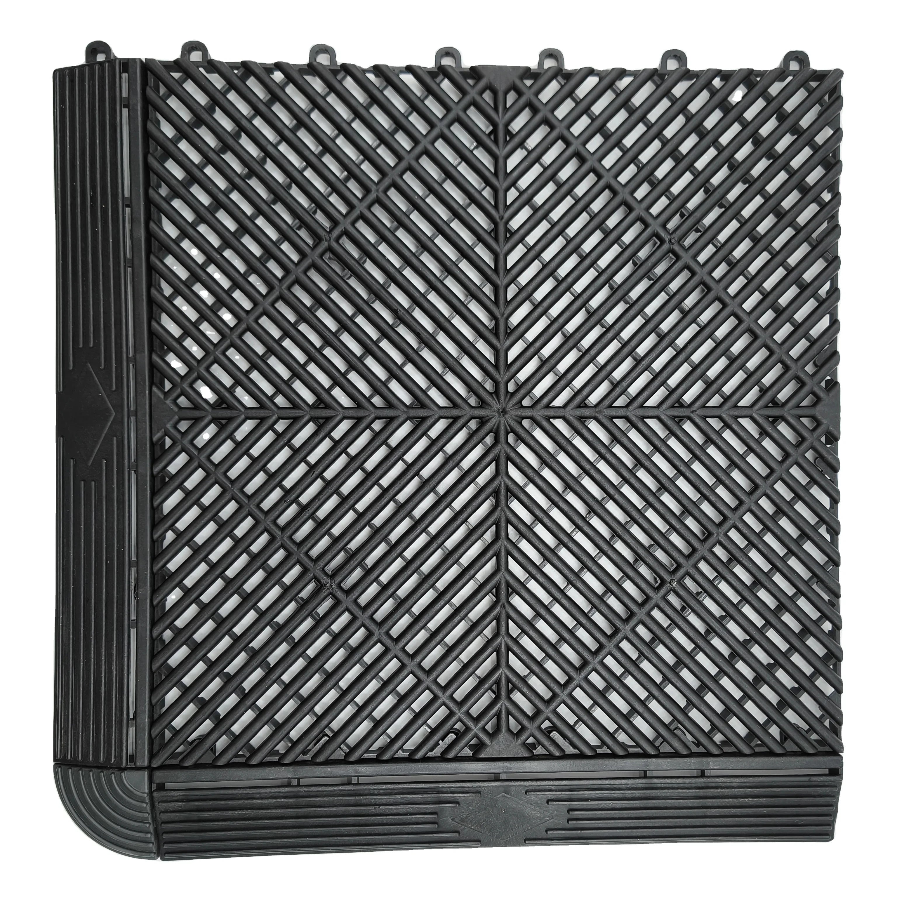Hot Sale Modern Private Garage Floor Solution Environmentally Friendly PVC High Resistance Friction Graphic Design for Hotels