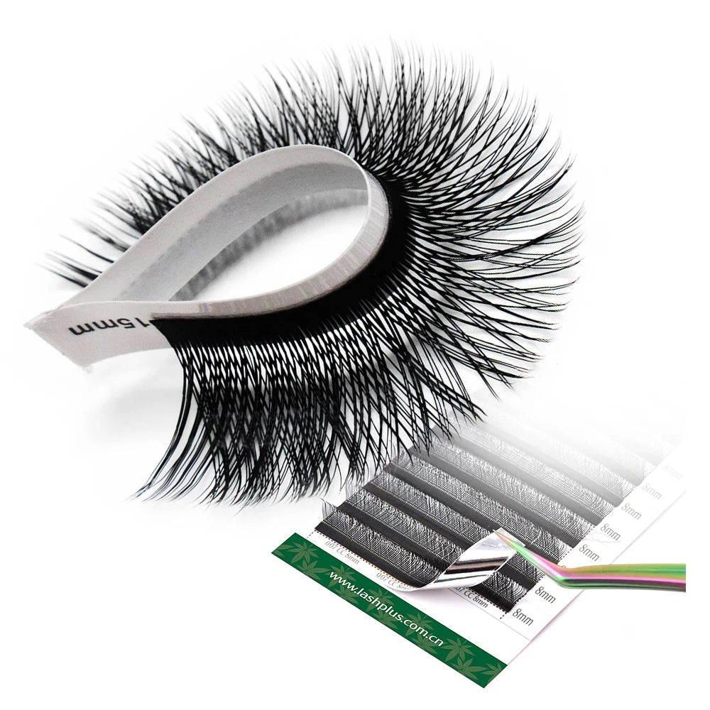 New Products 0.07mm YY Lashes Private Label Eyelash Extensions  7-15mm W Shape Eyelashes