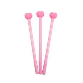 2021 Pink Heart Cartoon Gel Pen Girl Kawaii Gel Pen Children Student Stationery School Supplies Gift Prize
