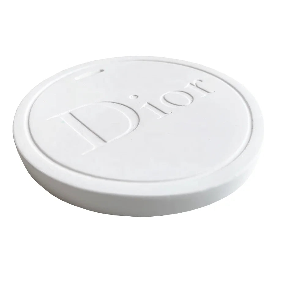 Wholesale Round Key Shaped White Scented Ceramic Aroma Diffuser Stone As Gift Set