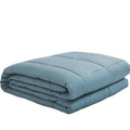 Eco-friendly Woven Bamboo Fiber Portable Weighted Blanket Solid Color Winter Release Anxiety Washable for Hospital Use
