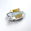 Custom Logo Sticker Printed Roll Plastic Waterproof Adhesive Vinyl PVC Brand Logo Die Cut Sticker