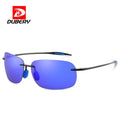DUBERY Classic 2026 Vintage PC Mens Polarized Sunglasses Black Blue Transparent Heart Shaped Lenses UV400 Sun Glasses Wholesale