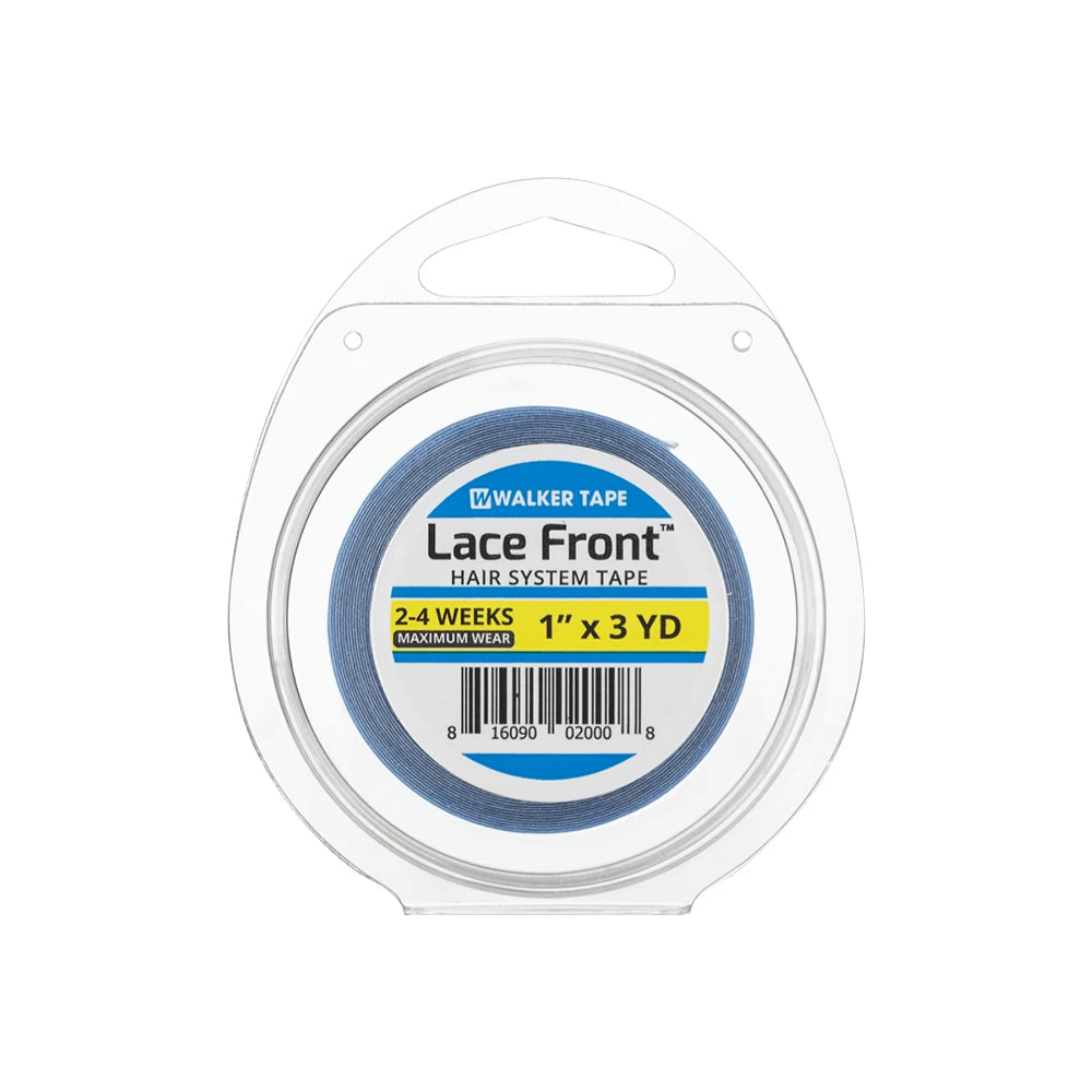 WALKER TAPE Lace Front Support Tape Blue Liner Hair Patch Toupee Tape Waterproof Strong Adhesive Tape
