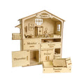 DIY 7-Day Surprise Cottage Model Kit Kids Educational 3D Wooden Puzzles Creative Wood House Children Gifts Promotional Toys
