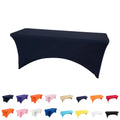 Fitted Stretch Table Cover Spandex Tablecloths for Home Rectangular Table