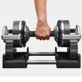 Core Fitness 80lb Adjustable Dumbbell Set Free Weight for Fitness Exercises 1bs Adjustable Dumbbell