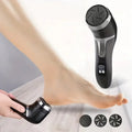IFINE Beauty Electric Feet Callus Remover With Vacuum Cleaner Rechargeable Foot Callus Remover With 3Heads 2Speed LCD Display