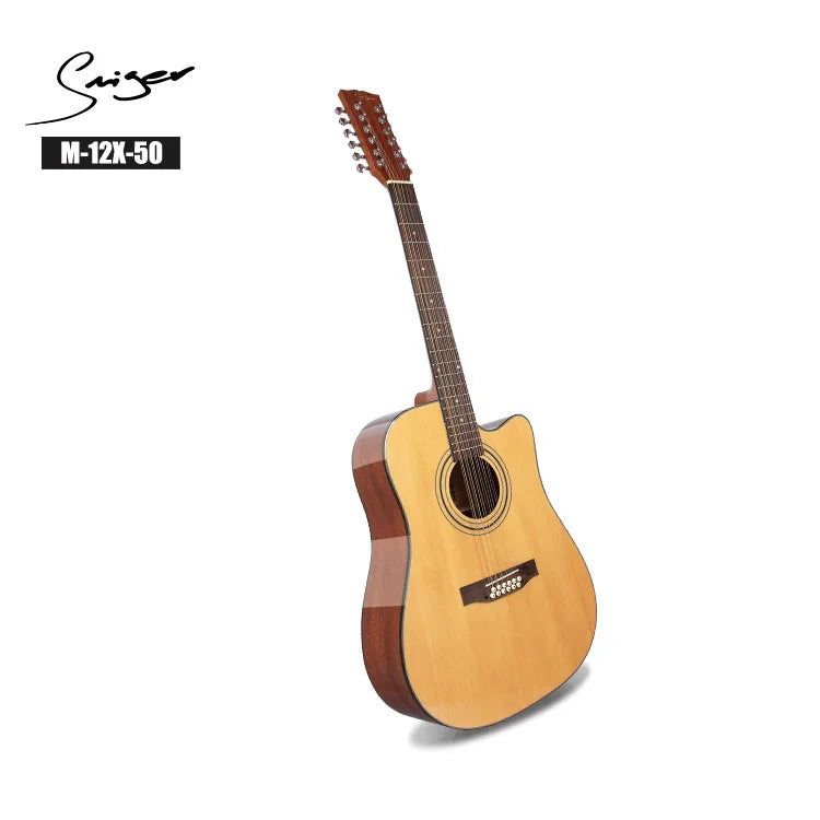 Western Musical Instruments Manufacturer Wholesale Price 12 String Electric Acoustic Guitar