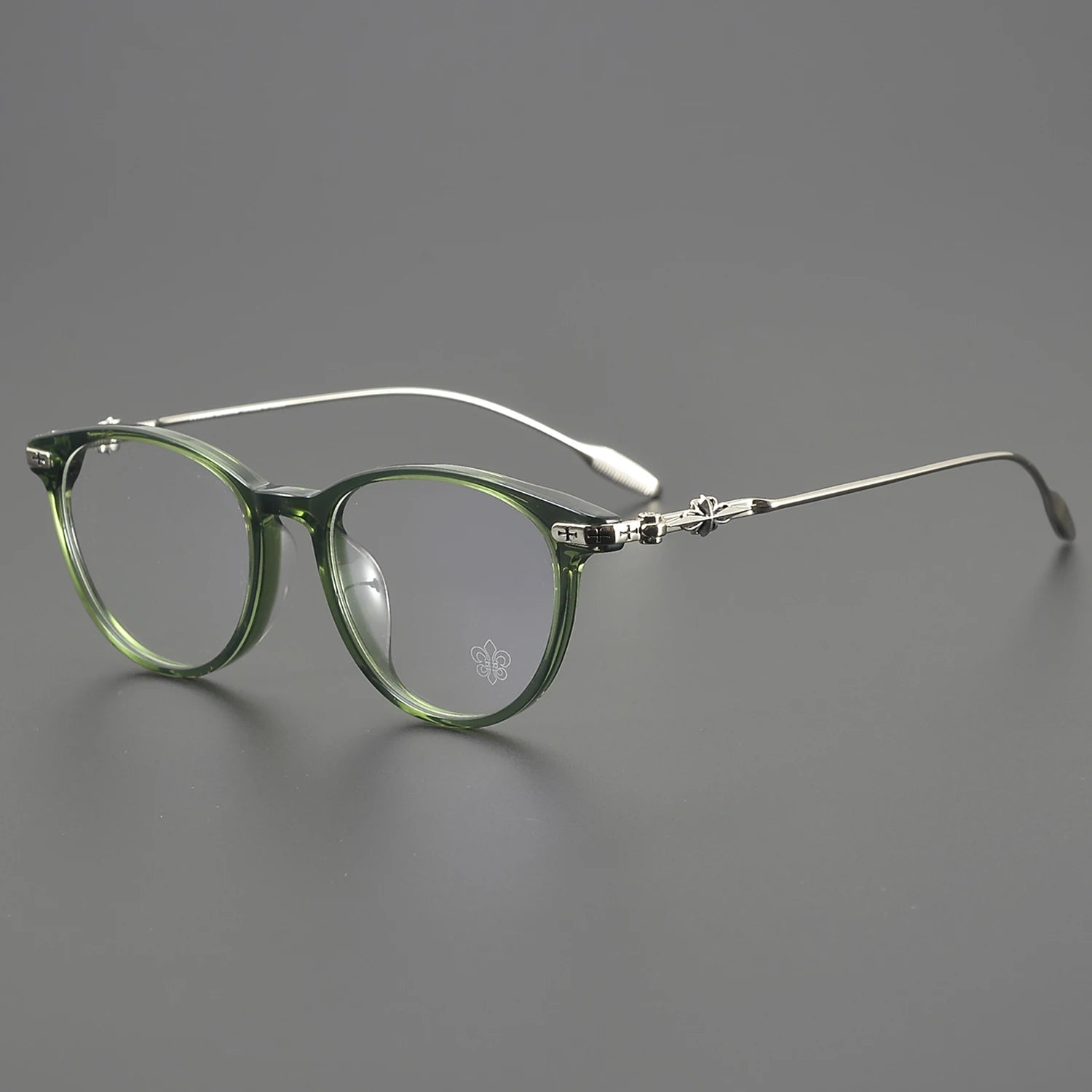 Unisex Titanium Acetate Cat Eye Transparent Prescription Women Fashion Glasses Superior Quality Optical Frame for Reading Lens