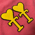 Fast Delivery Brand logo Iron on Chenille Embroidery Patchlaser Cut Fluffy Towel Embroidery logo Emblem for Hoodies