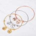 Personalized Pet Photo Disc Bracelet for Women Tiny Cat Name Pendant Bracelet Custom Animal Photo Stainless Steel Jewelry