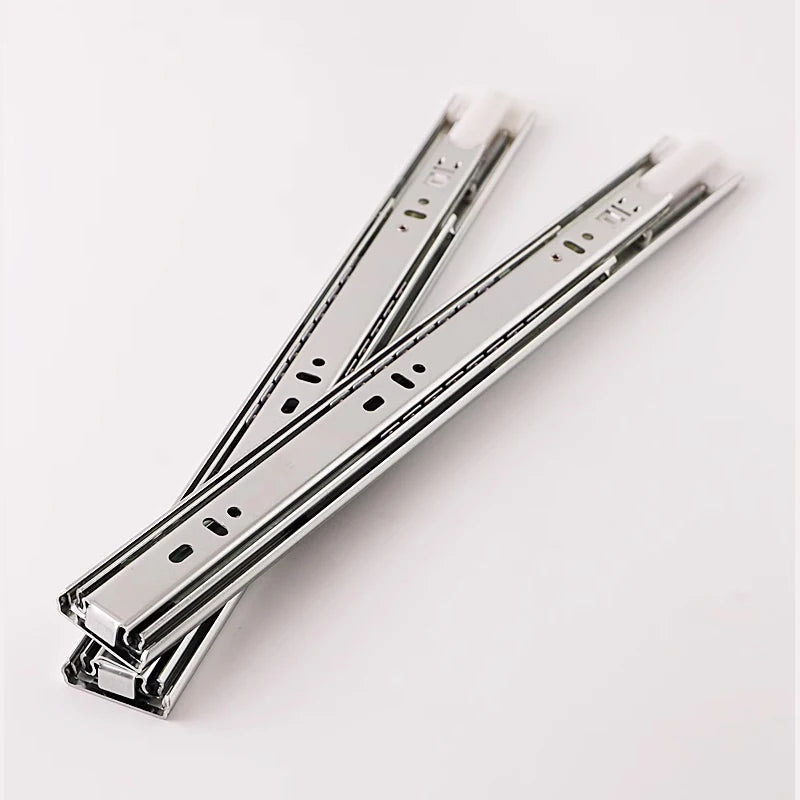 Stainless Steel Slide Rail Soft Closing Wheel Fully Extended Telescopic Slider Factory Price Pull-out Workbench Mechanism