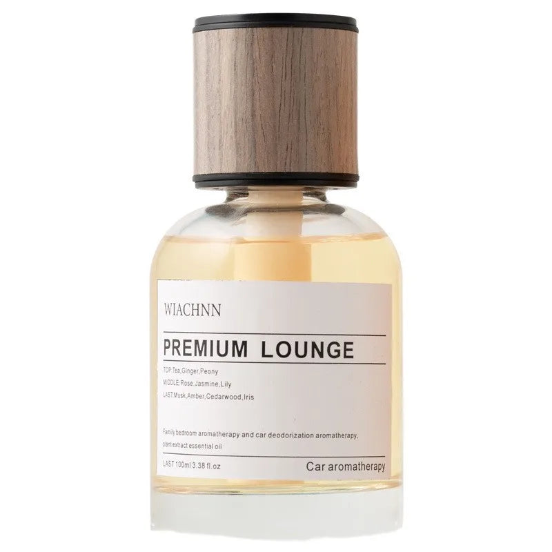 100ml 150ml Round Empty Car Decoration Fragrance Home Aromatherapy Perfume Oil Diffuser Glass Bottles with Reed Stick and Lid