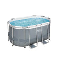 Bestway 56617 9'10'' X 6'7'' X 33'' Plastic Steel Frame Swimming Pool Above Ground Pool Piscina