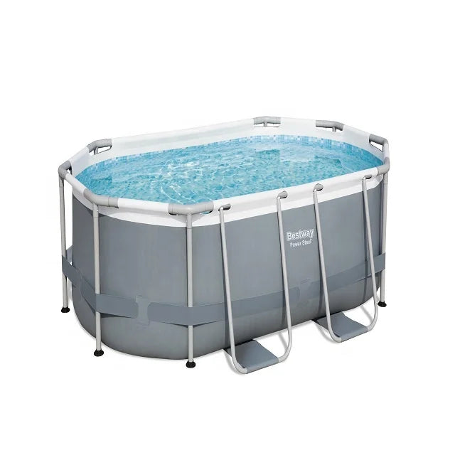 Bestway 56617 9'10'' X 6'7'' X 33'' Plastic Steel Frame Swimming Pool Above Ground Pool Piscina