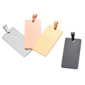 Cheap Design Size Custom Stainless Steel Dog Necklace Pendant Dogtag Charm Jewelry Blank square Pendant