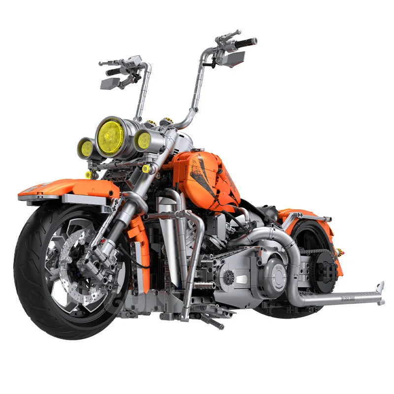 Guli Small Particle High Difficulty Educational Building Block 60531electroplated Motorcycle Cross-border Children's Toy Plastic