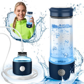Portable Travel Rich Hydrogen Water Generator Bottle Inhaler Device Custom Usb Charging Dupont Hydrogen Water Bottle for Health