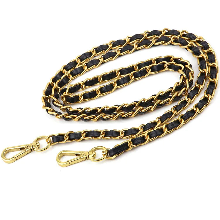 Big Stock OEM ODM Crossbody Bag  Purse Tote   Replacement Leather Handbag Chain Straps Metal Design Hand Chain Custom Accessory
