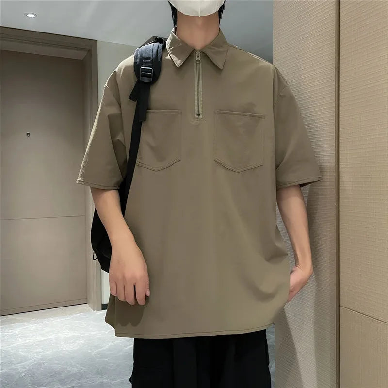 Multicolored Custom Logo Polyester Printing Blank Polo Men's T Shirt Wholesale Men Slim Fit Polo Shirt for Men