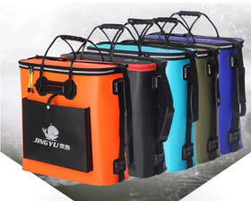 SNEDA New Product Thickened EVA Live Fish Bucket Multifunctional Fish Protection Bucket Fishing Box
