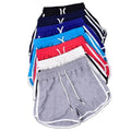 Athletic Wear Yoga Fitness Custom Embroidery Print logo Cotton Women Gym Shorts