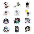 High Quality Customized CMYK Printing 3D Holographic Waterproof Vinyl Self-Adhesive Die Cut Stickers Custom Shapes