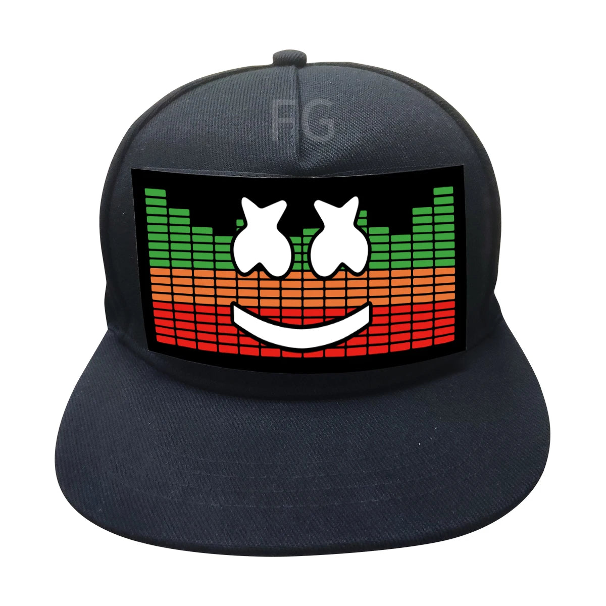 Customized Design El Panel Cap for Party Festival Sound Activated Equalizer El Capflashing El Cap