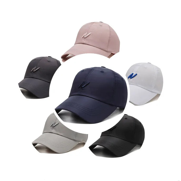 Plain Cap Quick Drying 3D Embroidery Logo Fit Custom Golf Baseball Sport Customized OEM 100% Polyester Elastic Band Unisex CNACC