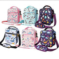 Large Capacity 20L Insulated Waterproof Foldable Polyester Twill Oxford Cartoon Unicorn Print Student Lunch Bag for Kids Picnic