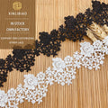 Barcode Lace New Clothing Accessories Home Pajamas Accessories Lace Flower Polyester Silk Embroidery Water Soluble Lace