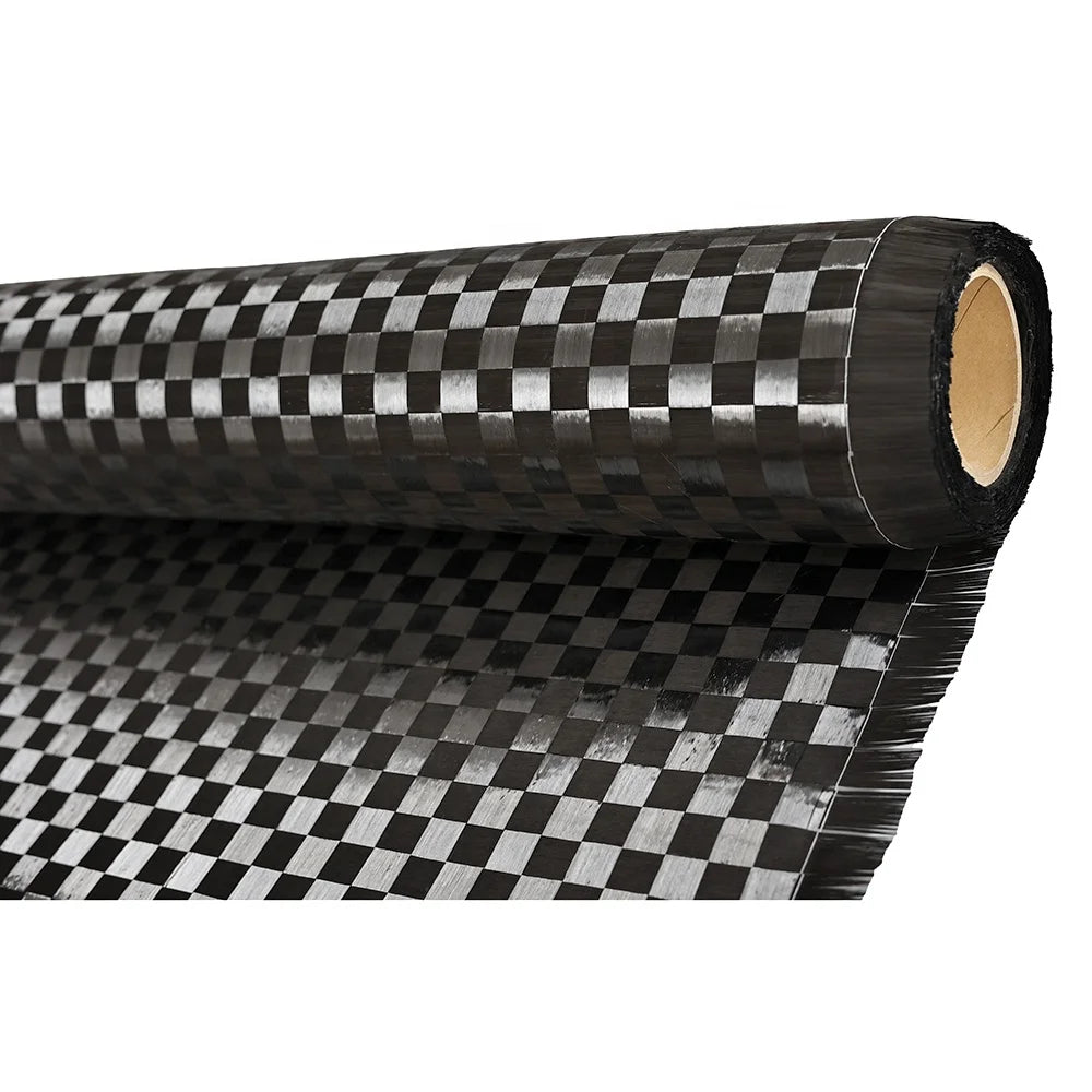 88g Ultrathin Woven Carbon Fiber Cloth Stretched Spread Tow Fabric for Luggage Car Felt Bag Outdoor Home Decor Use