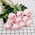 AF10003-2 Single Rose Flowers Artificial Silk Flowers Rose for Wedding Decoration Artificial Rose Flower Branch in Bulk Hot Sale