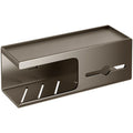 Aluminum Eco-Friendly Wall-Mounted Toilet Paper Roll Holder with Shelf Modern Design White Color Paper Towel Dispenser