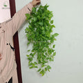 Artificial Ivy Vines Greenery Decor Hanging Plastic Garland Green Leaves Rattan for Bedroom Christmas Easter; Artificial Green