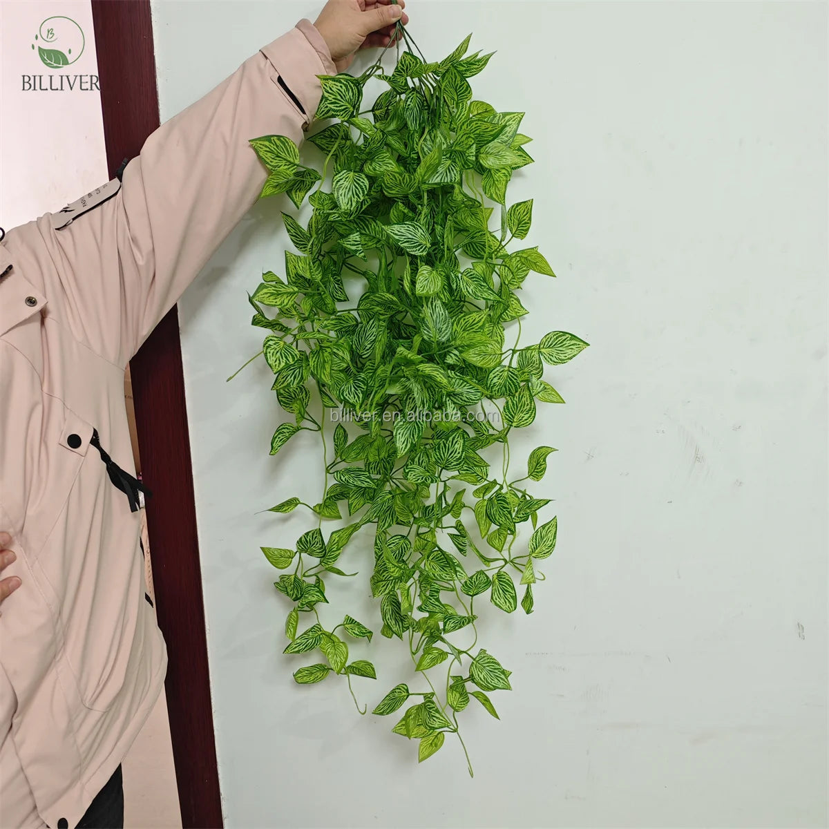Artificial Ivy Vines Greenery Decor Hanging Plastic Garland Green Leaves Rattan for Bedroom Christmas Easter; Artificial Green