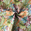 Good Sell Cheap Stock Vintage Jacquard Fabric 35% Cotton & 65% Polyester Heavyweight for Dresses Curtains Garments Girls Bags