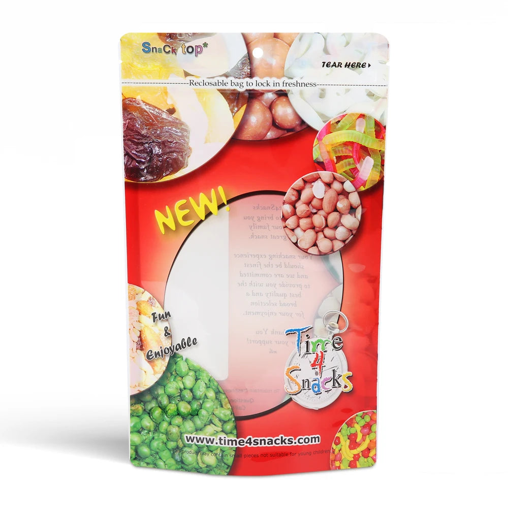 Reusable Custom Printed Soft Plastic Snacks Potato Chips Candies Bags Resealable Stand up Pouch Zipper Bag Packaging Company