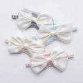 Cute Bow Satin Eye Mask Soft Silky Light-Blocking Comfortable with Elastic Strap for Women and Girls All Seasons