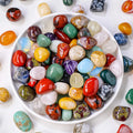 Wholesale Natural Crystal Polished Tumble Stone Healing Amethyst Gravels Garden Fish tank Decoration