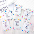 New Ocean Series Custom logo Card Devil Fish Pendant Set Gift Holiday Necklace