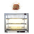 Small Commercial Electric Food Display Hamburger Fried Chicken Cooked Egg Tart Warmer Hot Food Showcase