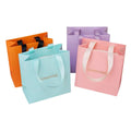 Fashion Candy Large Cardboard Handle Bag Blue Navy Customized Paper Bag Packaging