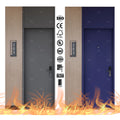 American Modern Style Fire Door Fitting Certification Hotel Entrance Wood Doors Residential Hotel Safety Doors
