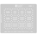 Amaoe Repair Tool Steel Soldering Planting Tin Mesh BGA Reballing Stencil for EMMC/EMCP/UFS/UMCP/LPDDR/PCIE 0.15mm/NAND