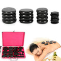Hot Stone Massage Set 20PCS Healing Pain Relief Massage Spa Hot Stone Heating Box for Body