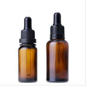 5ml 10ml 15ml 20ml 30ml 50ml 100ml Amber/clear/blue Glass Essential Oil Dropper Bottle With Tamper Evident Cap