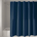 Modern Solid Color Polyester Shower Curtains Hotel Heavy Weight Waterproof Mildew Free Shower Curtain Liners for Bathroom Shower