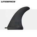 Underice 10'' Silver Inflatable SUP Paddle Board Single Fin with Carbon Surface Classic Box Fin and Screw for Ocean Waters